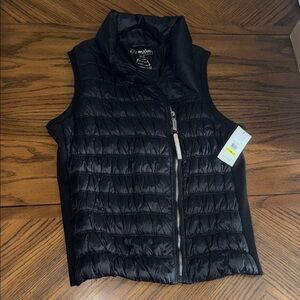 Calvin Klein Women's Quilted Black Vest